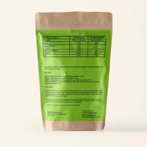 Protein BCAA glutamin kreatin organski PRO - All in One suplement