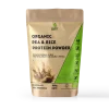 Pakovanje organski protein ORGANIC PEA & RICE PROTEIN POWDER čokolada 910g Zdrava Priča – 70% biljnog proteina od organskog graška i pirinča sa prirodnom čokoladnom aromom, vegan bez aditiva