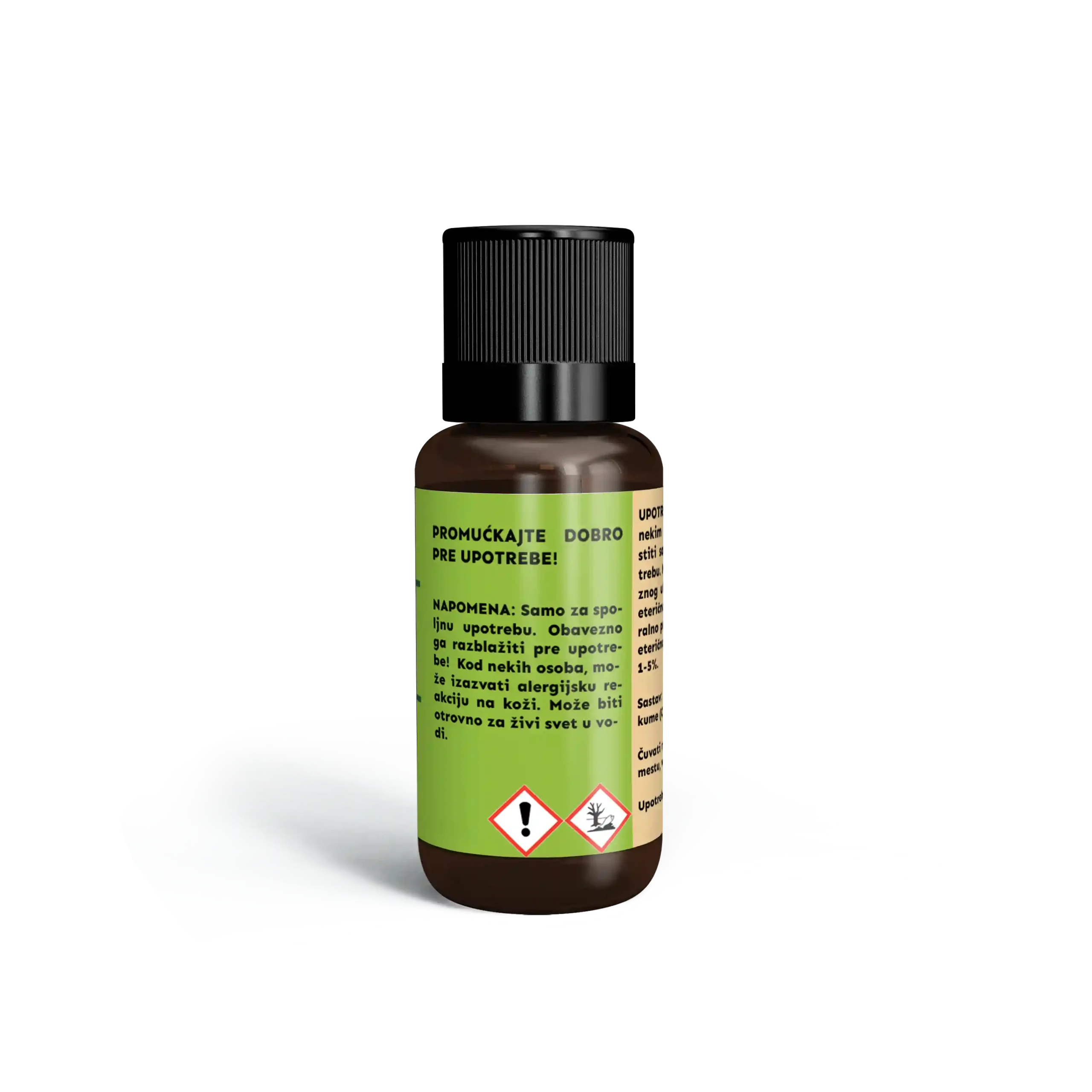 Napomena ulje kurkume eterično 10ml Zdrava Priča – bezbedna upotreba, pravilno razblaživanje i snažno antioksidativno dejstvo