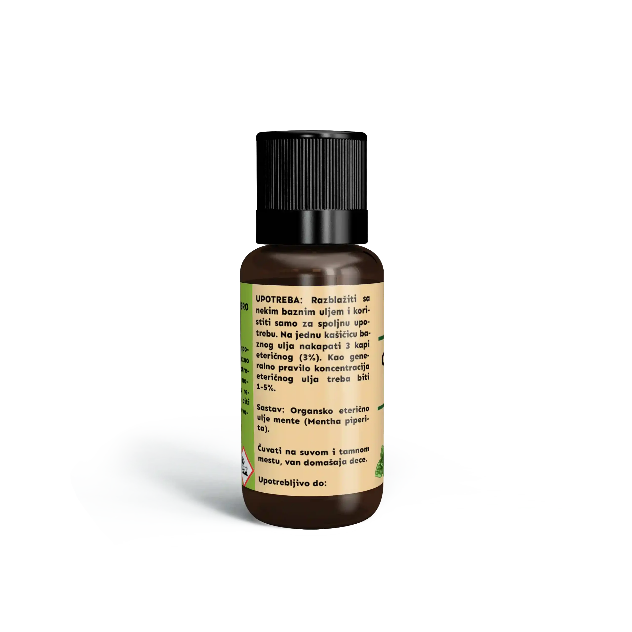 Upotreba ulje mente eterično organsko 10ml Zdrava Priča – sastav, pravilna primena i podrška koncentraciji, disanju i opuštanju mišića