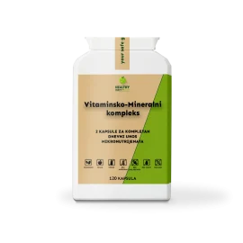 Pakovanje Multivitamin 120 kapsula Zdrava Priča – vitaminsko-mineralni kompleks za energiju, imunitet i opšte zdravlje, vegan i bez GMO