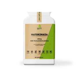 Bočica Natokinaza 60 kapsula Zdrava Priča – 100 mg natokinaze sa 2000 FU fibrinolitičkih jedinica, podrška kardiovaskularnom sistemu i imunitetu, vegan i bez GMO